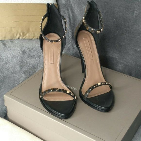 BCBG MAXAZRIA Marie Tapered Heel Dress Sandal Size 8.5 - Picture 3 of 12